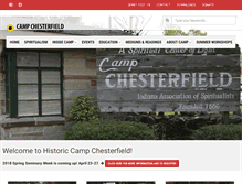 Tablet Screenshot of campchesterfield.net